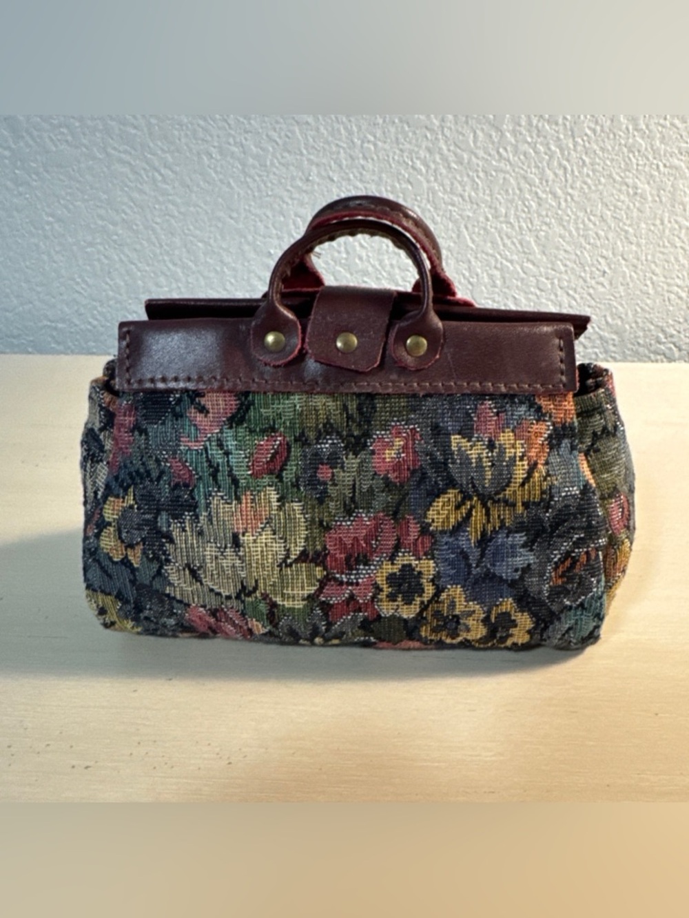 Vintage American Girl Kirsten's Carpet Bag Pleasant Company Doll Purse